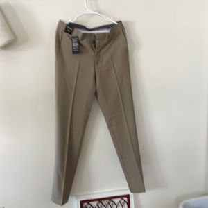 Men’s Haggar dress pants, slim fit, size 32w x 34l, tan